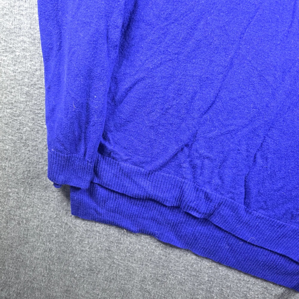 GAP Designed & Crafted Sweater Woman M Merino Wool Pullover Royal Blue Paradise‎ - Picture 4 of 10